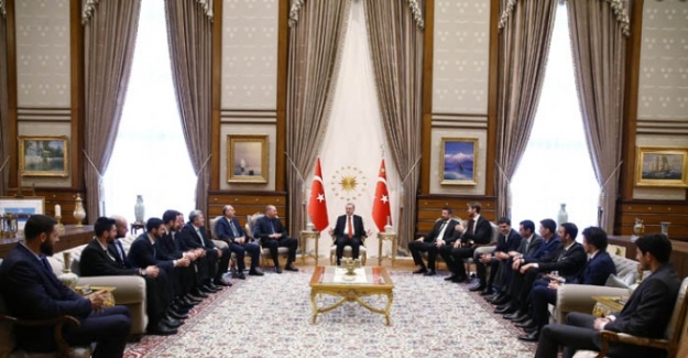 Erdoğan ’12 Dev Adam’ı konuk etti