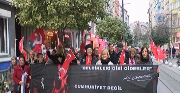 Kadıköy’de teröre lanet yürüyüşü