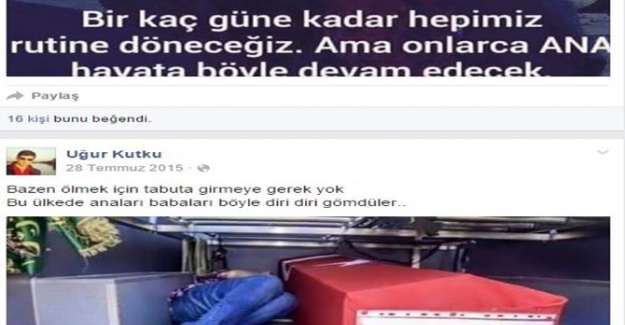 Şehidin son paylaşımı yürek burktu