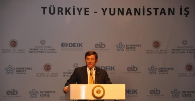 Davutoğlu, Türk Yunan dostluğuna vurgu yaptı