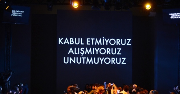 İstanbul moda haftasında "terör" tepkisi