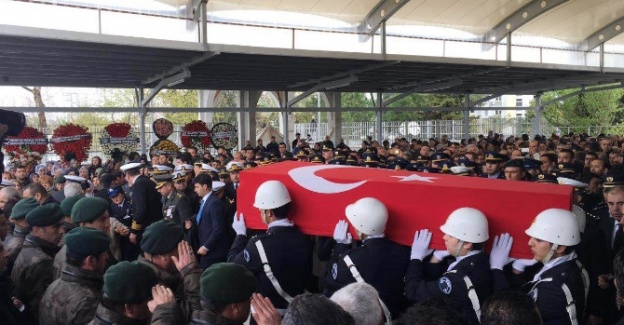 Şehit özel harekat polisine hüzünlü veda