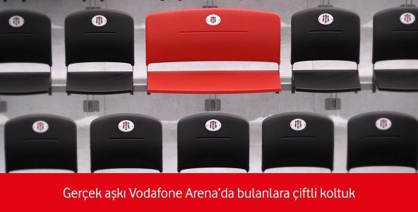 Vodafone Arena’da taraftara özel koltuk