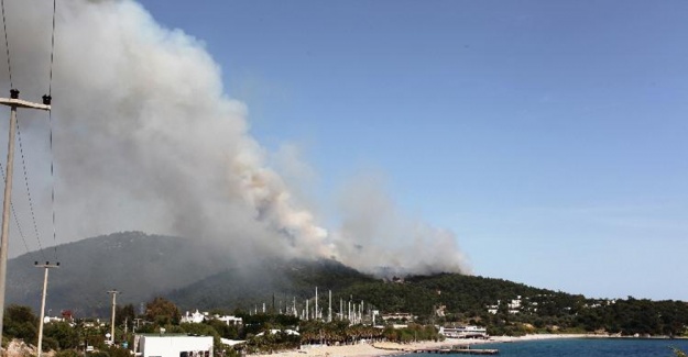 Bodrum’daki yangın söndürüldü