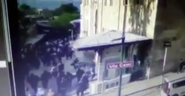 Bursa’daki terör saldırısı kamerada