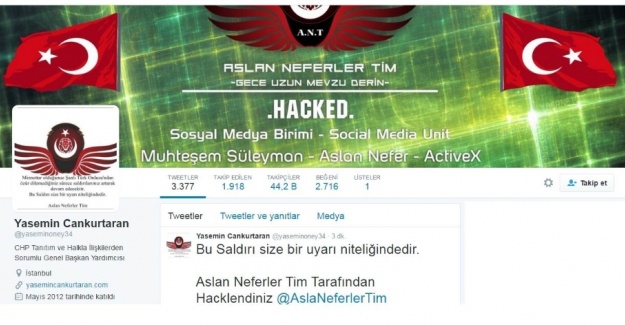 CHP Genel Başkan Yardımcısına hack şoku