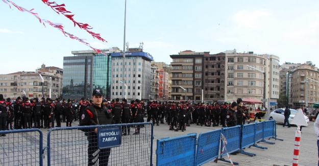 Taksim Meydanı’nda geniş güvenlik önlemi