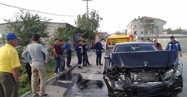 Tekirdağ’da zincirlime kaza: 2 yaralı