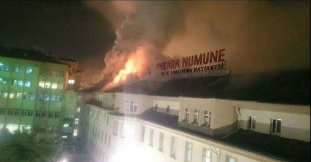 Ankara Numune’de korkutan yangın