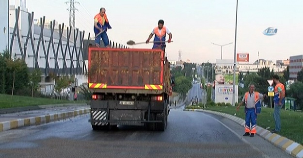 İstanbul’da petrol boru hattında sızıntı