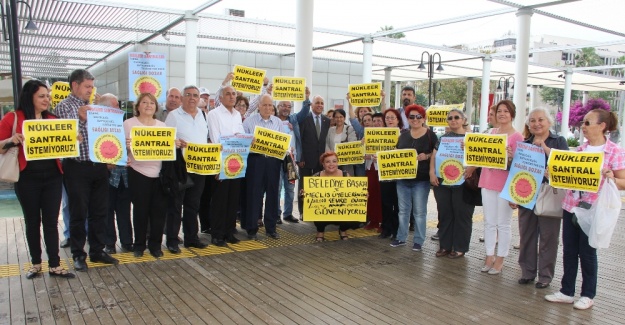 Mersin’de nükleer protestosu!