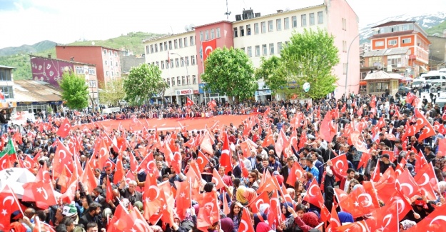 Muş’ta ’Teröre Lanet, Kardeşliğe Davet’ yürüyüşü