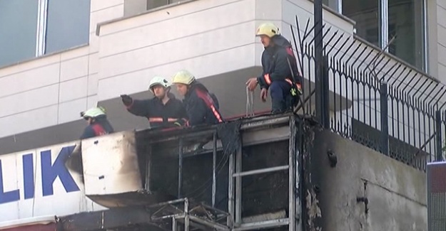 Üsküdar’da balıkçıda yangın