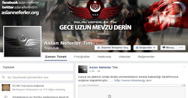 “Aslan Neferler”den Ermenistan’a darbe