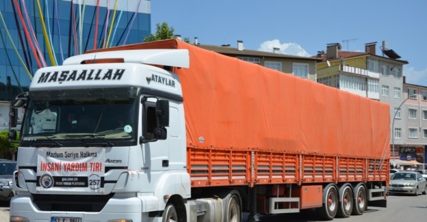 Bayırbucak Türklerine yardım TIR’ı yola çıktı