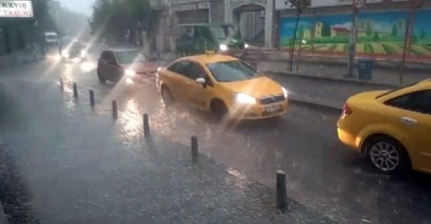 İstanbul’da dolu yağdı