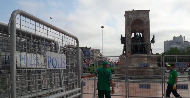 Taksim Meydanı’na bariyerli önlem