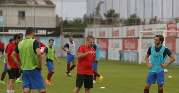 Trabzonspor Ersun Yanal yönetiminde çalıştı