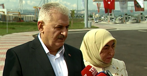 Başbakan Yıldırım, Osmangazi Köprüsü’nden geçti