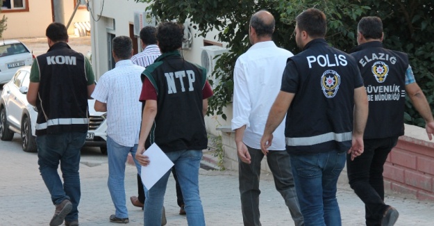 Elazığ’da 60 polis gözaltına alındı