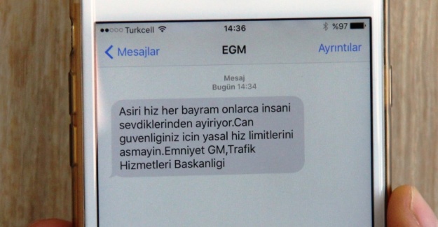 Emniyetten sürücülere SMS’li uyarı