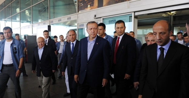 Erdoğan, saldırının olduğu yerde