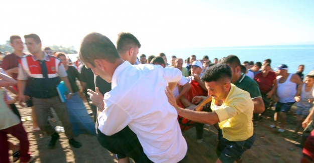 Kızını kurtardı, kendisi boğuldu