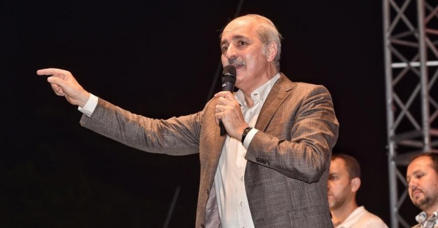 Numan Kurtulmuş Taksim’de demokrasi nöbetine katıldı