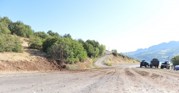 Tunceli’de askeri araca saldırı