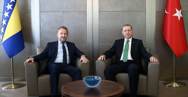 Erdoğan, Bosna-Hersek Başkanlık Konseyi Üyesi İzzetbegoviç ile görüştü