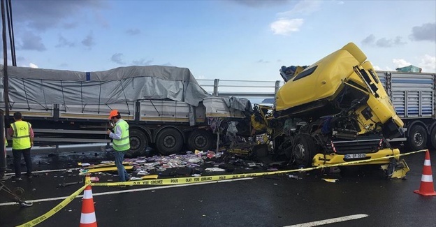 Yavuz Sultan Selim Köprüsü'nde trafik kazası