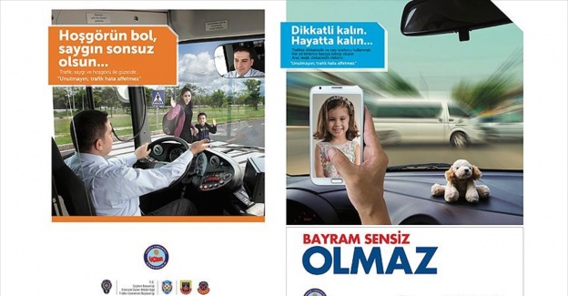 Bayramda trafik güvenliği için 200 bin broşür dağıtılacak
