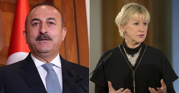 Çavuşoğlu İsveçli mevkidaşı Wallström ile görüştü