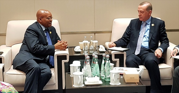 Cumhurbaşkanı Erdoğan, Güney Afrika Devlet Başkanı Zuma ile görüştü
