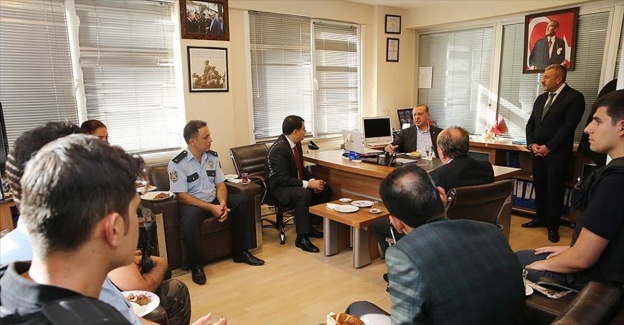 Erdoğan, Şehit Kemal Aykut Genç Polis Merkezi'ni ziyaret etti