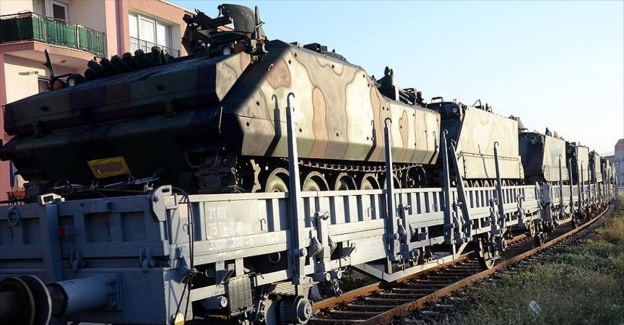 Etimesgut Zırhlı Birliklerden sevk edilen araçlar Burdur'a getirildi