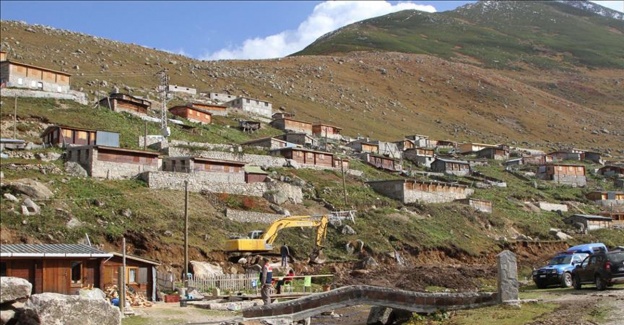 Rize'de 'Yeşil Yol' çalışmaları yeniden başladı