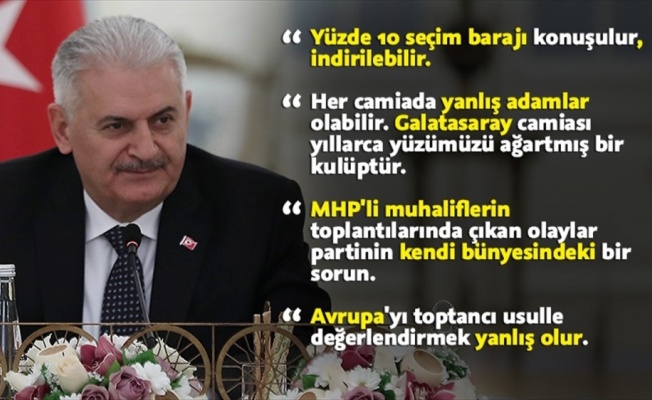 Başbakan Yıldırım'dan seçim barajı açıklaması