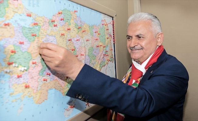 Başbakan Yıldırım 51 ilde miting yaptı