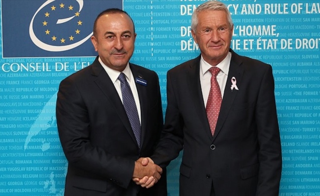 Çavuşoğlu, Avrupa Konseyi Genel Sekreteri Jagland ile görüştü