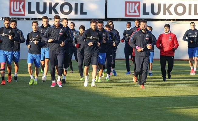 Trabzonspor, Beşiktaş maçı hazırlıklarını sürdürdü