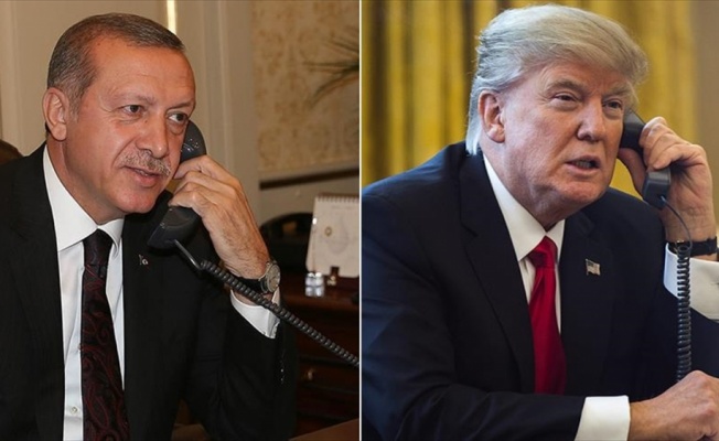 Trump'tan Erdoğan'a tebrik telefonu