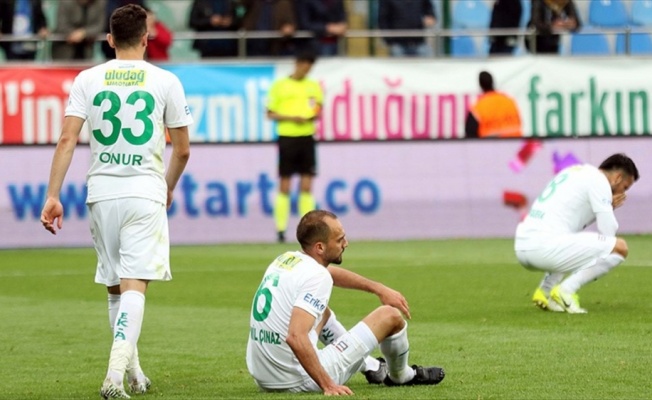 Bursaspor'un önlenemez düşüşü