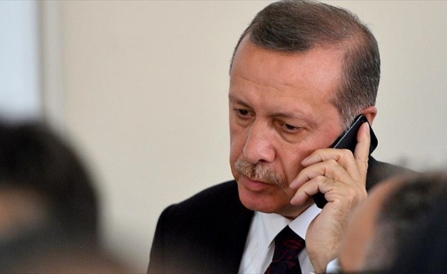 Cumhurbaşkanı Erdoğan'dan taziye telefonu