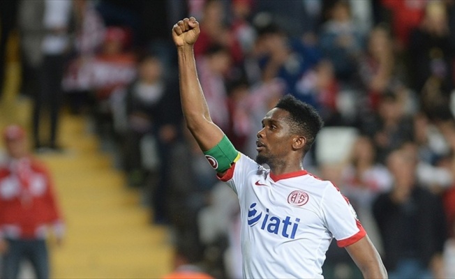 Eto'o'nun Antalyaspor'un tarihine geçmesine 4 gol kaldı