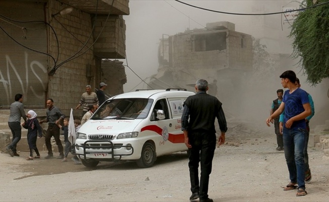 Suriye'de Doğu Guta'ya saldırılar sürüyor