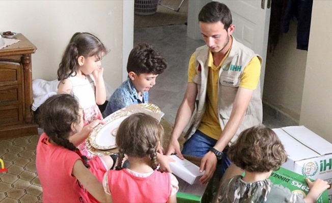 Suriyeli 500 aileye ramazan yardımı