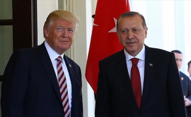 Cumhurbaşkanı Erdoğan Trump ile Katar'ı görüştü