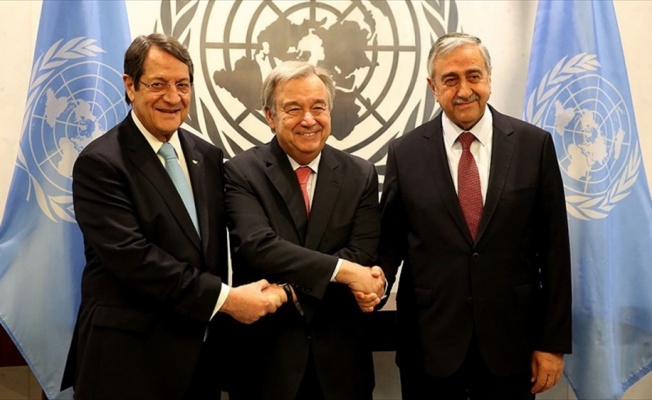 Guterres, Akıncı ve Anastasiadis ile görüştü