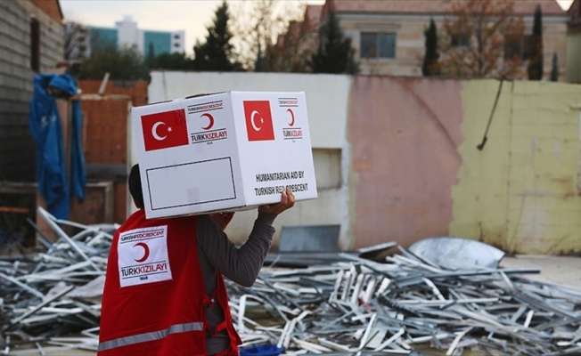 Türk Kızılayı'ndan Iraklı Hristiyanlara yardım